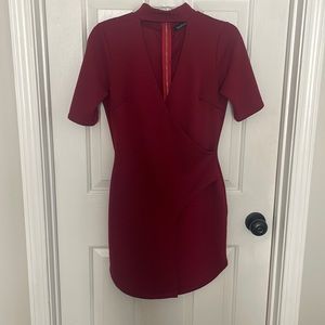 Red Small dress. Made by BooHoo.
